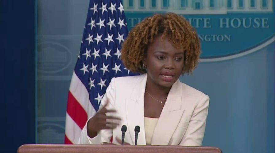 Karine Jean-Pierre claims Biden can't stop own admin's expedited border wall construction