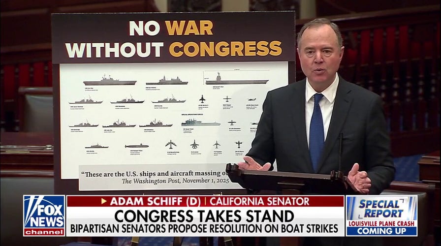 Bipartisan senators propose resolution on Trump admin's boat strikes