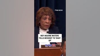 Rep. Maxine Waters tells Bessent to 'SHUT UP'
