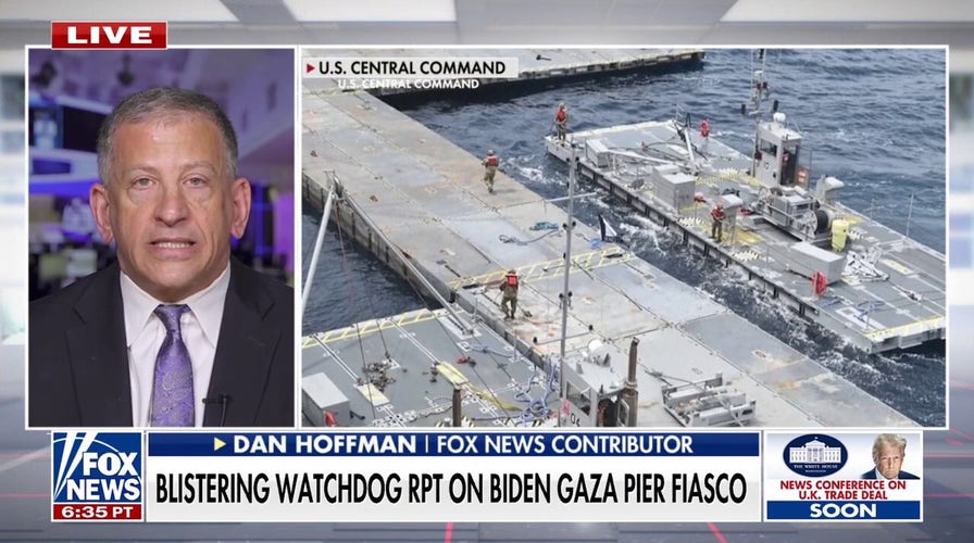 'Scathing' watchdog report reveals bombshell allegations on Biden's Gaza pier