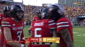 Will Hammond finds Reggie Virgil for a 12-yard TD, giving Texas Tech lead over Arizona State