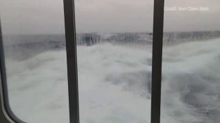 Large waves hit glass of Antarctica cruise ship as it navigates the Drake Passage - Fox News