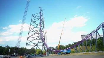 Six Flags coaster surpasses 320 feet, with more towering track still ahead