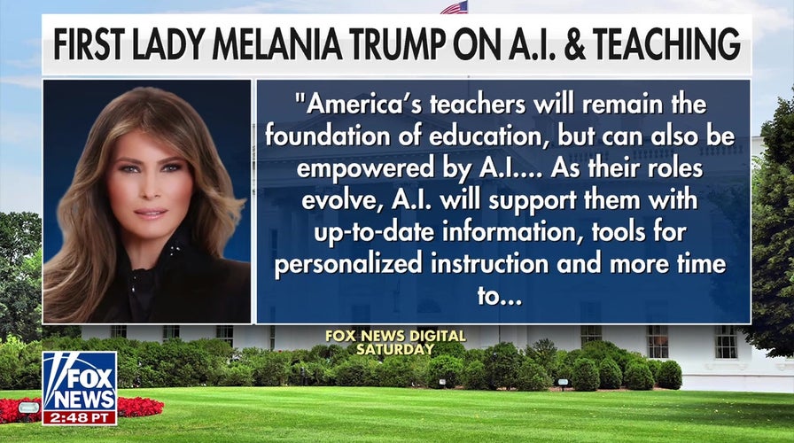 First lady Melania Trump highlights future of AI and education
