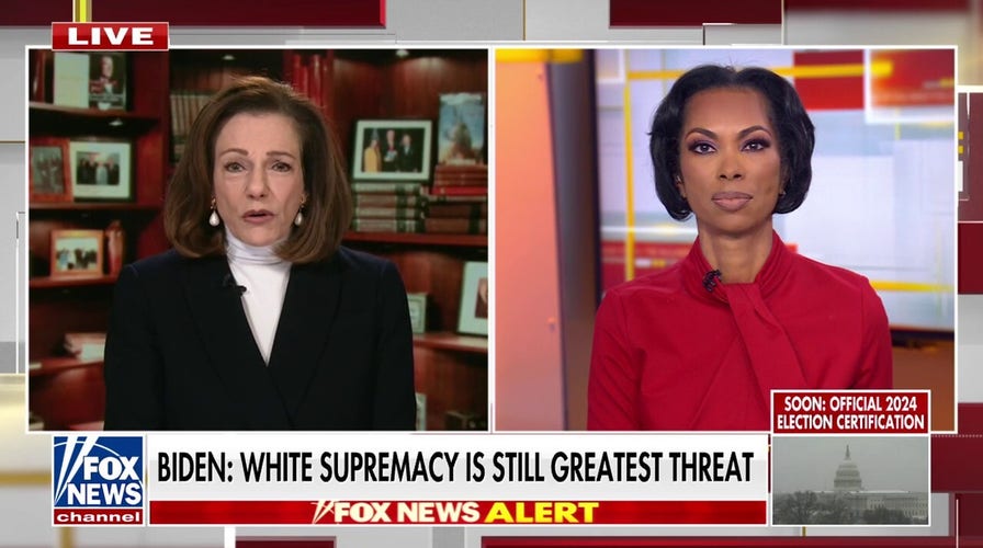 K.T. McFarland slams Biden for white supremacy comments: 'What a hypocrite'