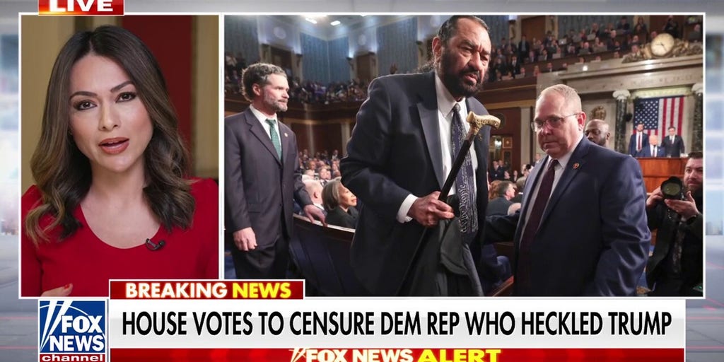 Democrats disrupt House censure of Rep. Al Green by protesting in song