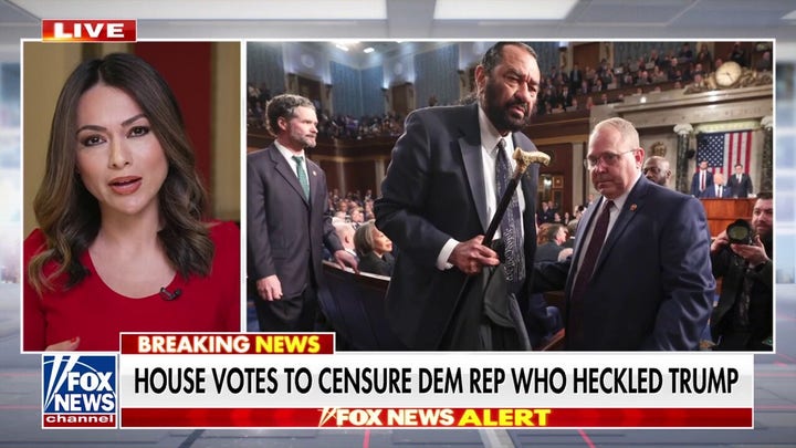 Democrats disrupt House censure of Rep. Al Green by protesting in song 
