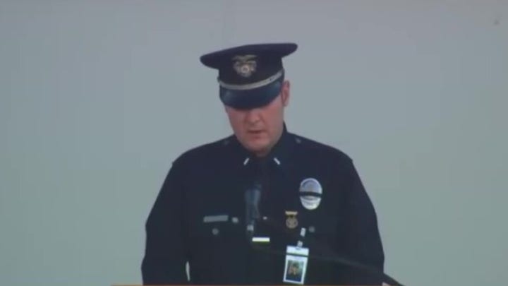Murdered officer's lieutenant says 'enough is enough,' slams California's 'woke narrative' in eulogy