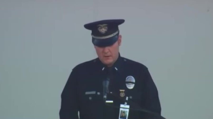 Murdered officer's lieutenant says 'enough is enough,' slams California's 'woke narrative' in eulogy