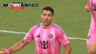 Luis marca para el Inter Miami y recorta la ventaja del Filadelfia a 3-2