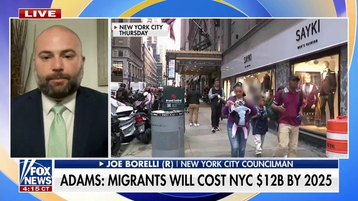Biden administration's 'abject failure' on immigration creating 'Biden-villes' in NYC: Councilman Joe Borelli