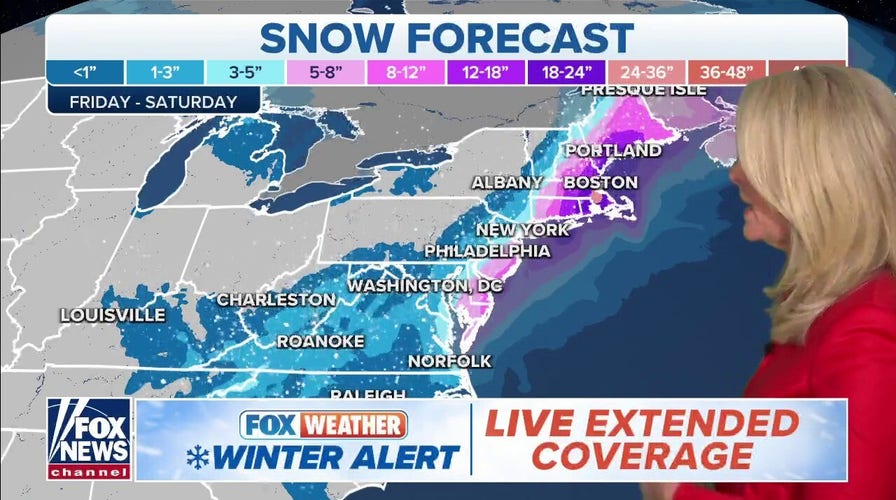 National weather forecast for January 28