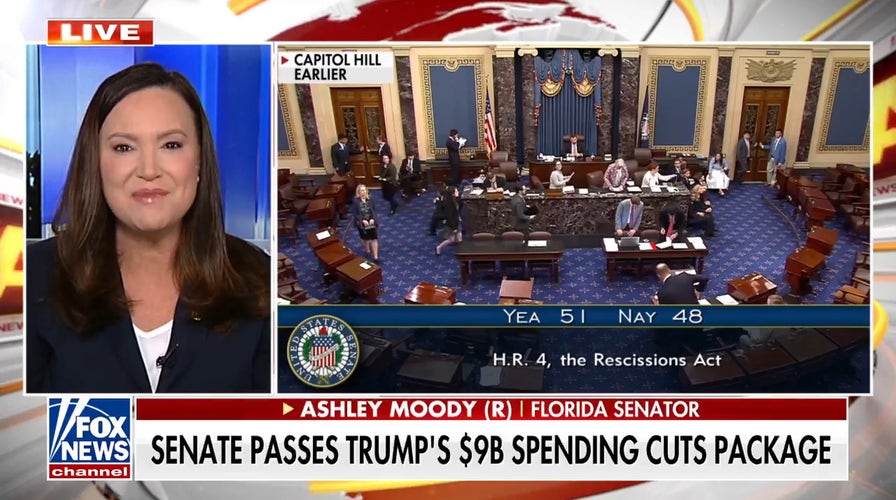 Senate passes Trump's $9 billion spending cuts package