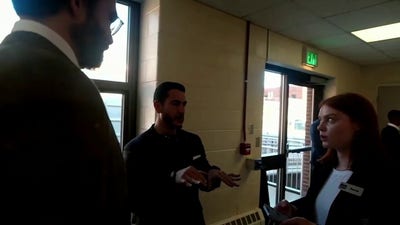 WATCH: Vulnerable Dem US Senate hopeful conspires to silo conservative media during campaign event