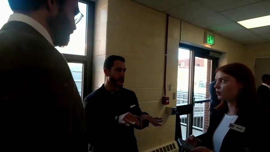 WATCH: Vulnerable Dem US Senate hopeful conspires to silo conservative media during campaign event