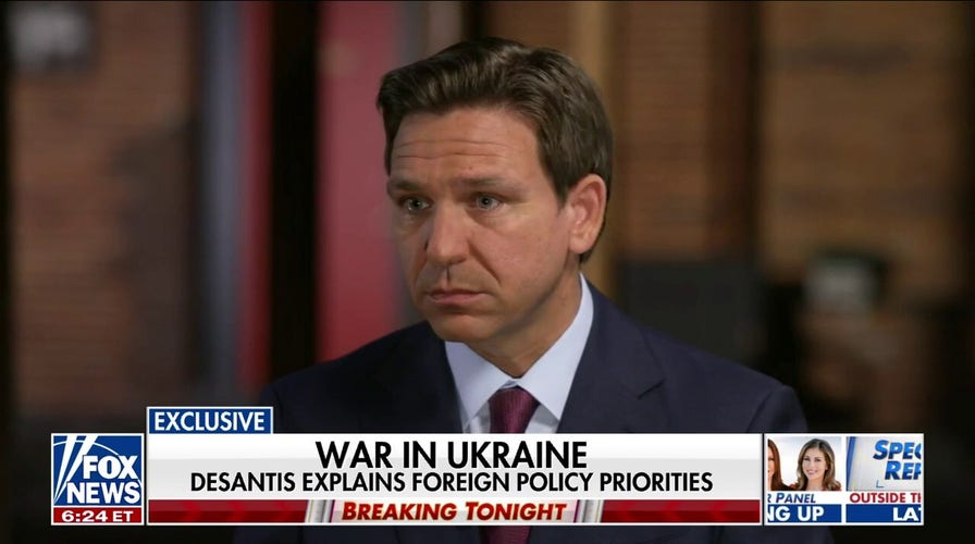We need to bring the war in Ukraine to a ‘sustainable conclusion’: Gov. Ron DeSantis