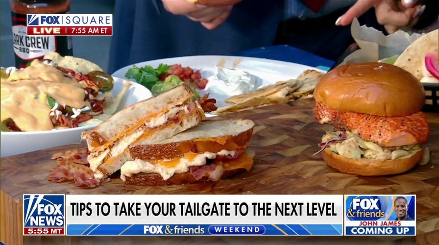 ‘Fox & Friends Weekend’ co-hosts celebrate National Sports Day with tasty tailgate treats