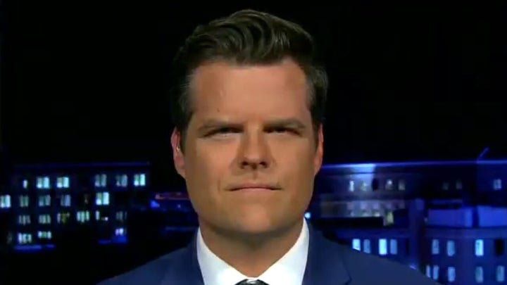 Rep. Matt Gaetz on lawmakers afraid of offending China, DOJ probing Sen. Burr's stock selloff