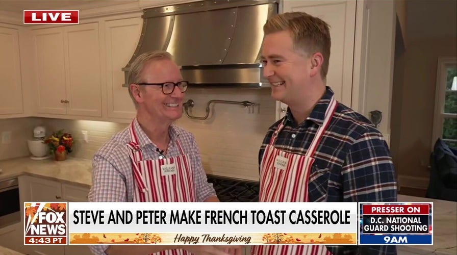 Steve and Peter Doocy locomotion  viewers done  family-favorite meal  tradition