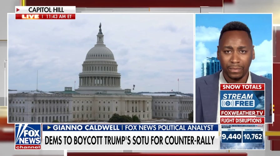 Democrats divided connected  effect   to Trump’s upcoming State of the Union address