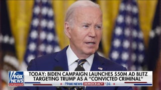 Biden campaign launches $50M ad blitz against 'convicted criminal' Trump - Fox News
