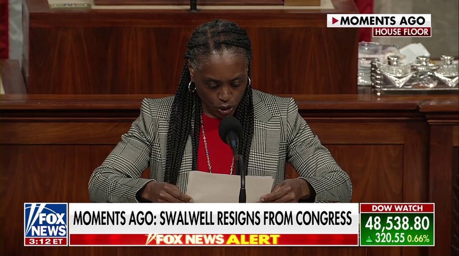 Swalwell's resignation missive work connected House floor