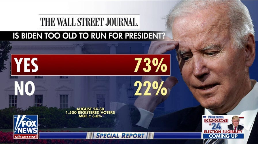 Biden dismisses age concerns after two-thirds of Dems say he's too old to re-run