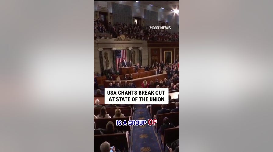 WATCH: USA chants break out as Team USA men's hockey introduced at State of the Union