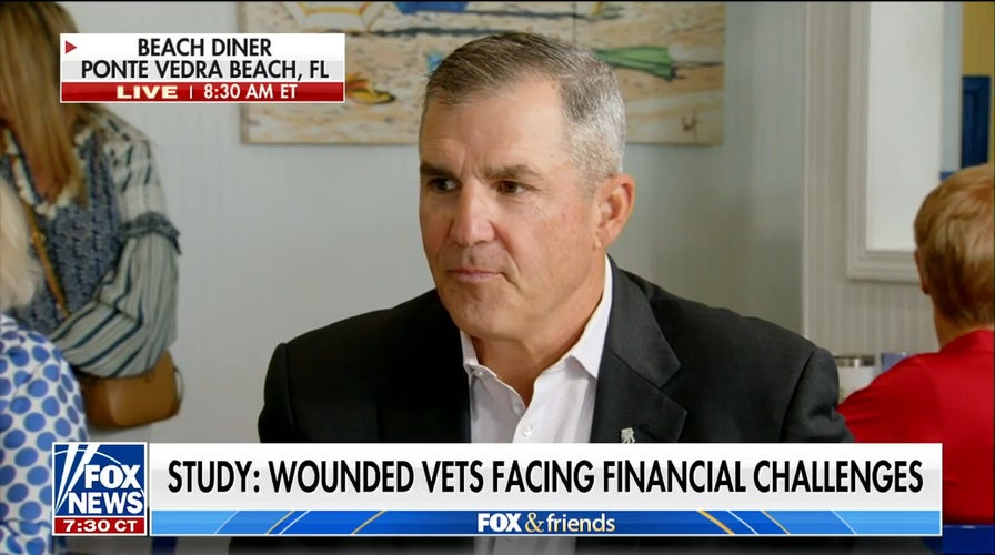Wounded veterans struggling financially amid inflation, study indicates