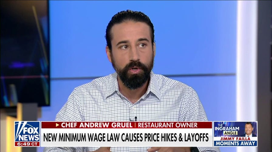  Newsom's minimum wage hike will hurt workers and small businesses: Chef Andrew Gruel
