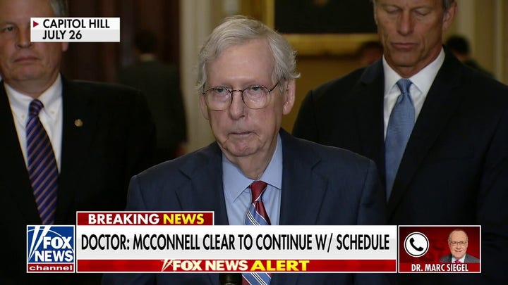 McConnell Freezes Up a Second Time While Addressing Reporters - The New  York Times
