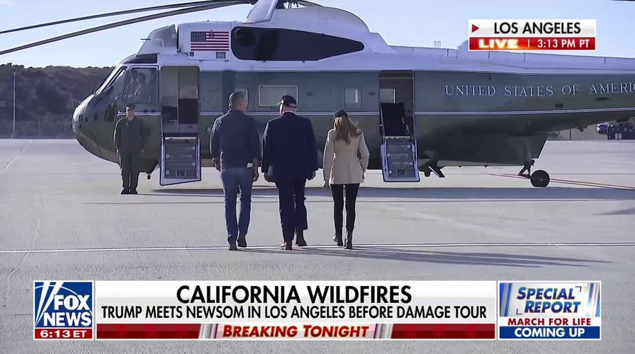 Newsom and Trump send message of 'awkward' cooperation