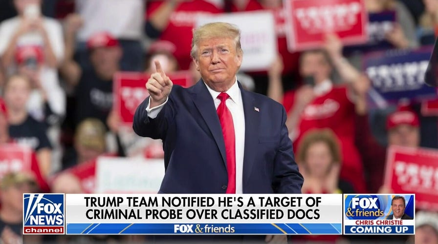 Trump team notified of criminal probe over classified documents