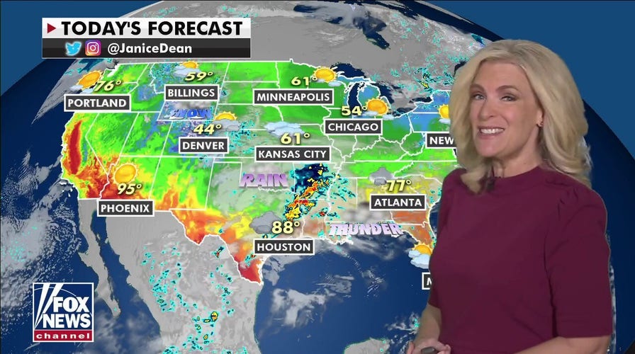 National weather forecast, May 12 