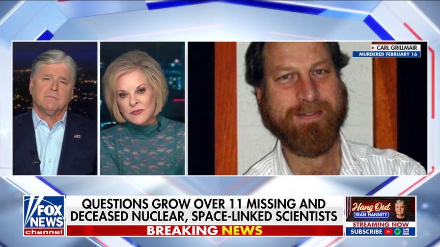 Nancy Grace raises alarm after string of scientist deaths