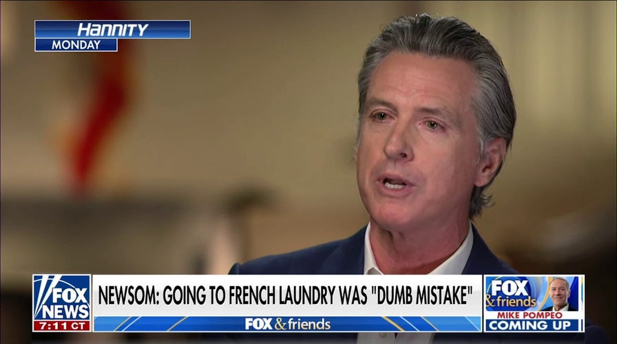 Gavin Newsom says dining at French Laundry during pandemic was 'dumb mistake'