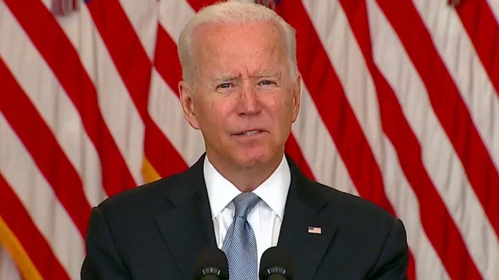 Biden claims Afghan leaders and military 'gave up' amid Taliban return