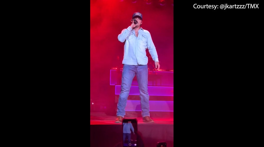 Morgan Wallen hit by cellphone during Colorado concert