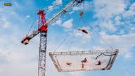 Daredevils build 'world's largest trampoline,' 100 feet in the air