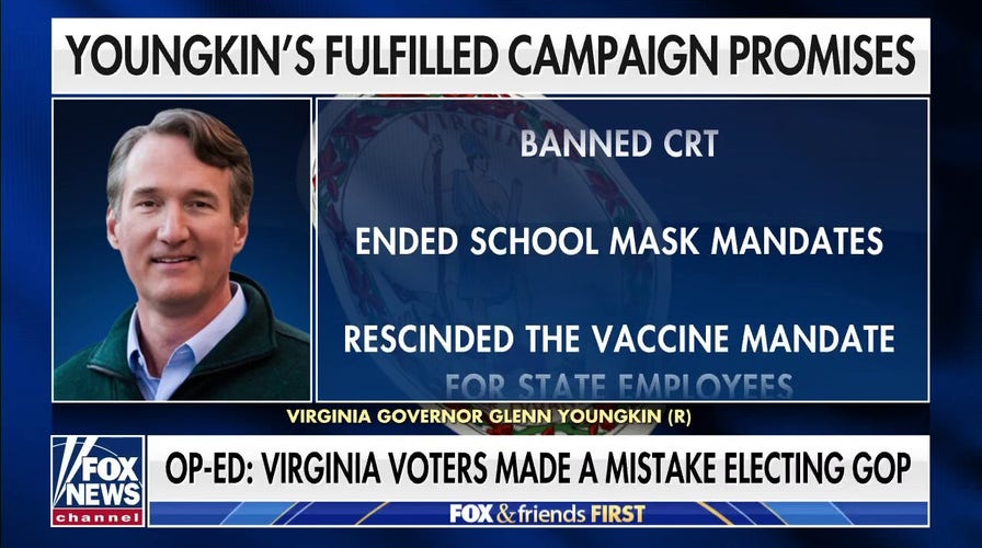 First-time Virginia voters on media bashing Glenn Youngkin first weeks in office