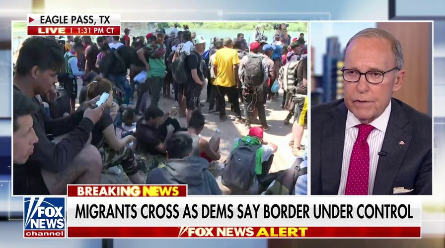 Larry Kudlow: Biden is in 'complete denial' about border crisis
