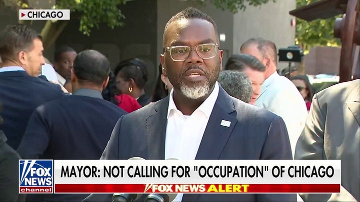 Chicago Mayor Johnson poses question to Trump, says he is not calling for 'occupation' of city