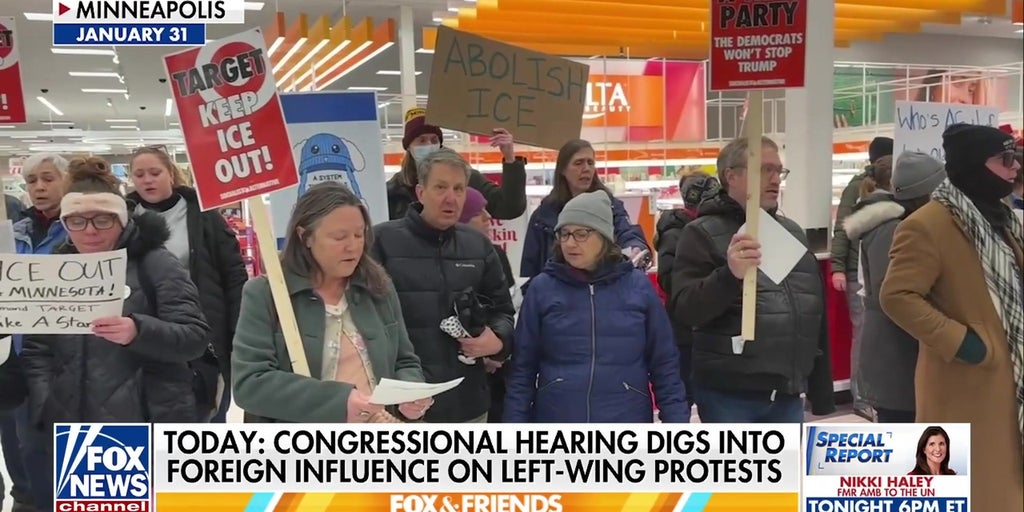 Congressional hearing plans to dig deep into alleged foreign influence on left-wing protests | Fox News Video