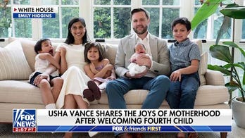 Usha Vance shares the joys of motherhood after welcoming fourth child