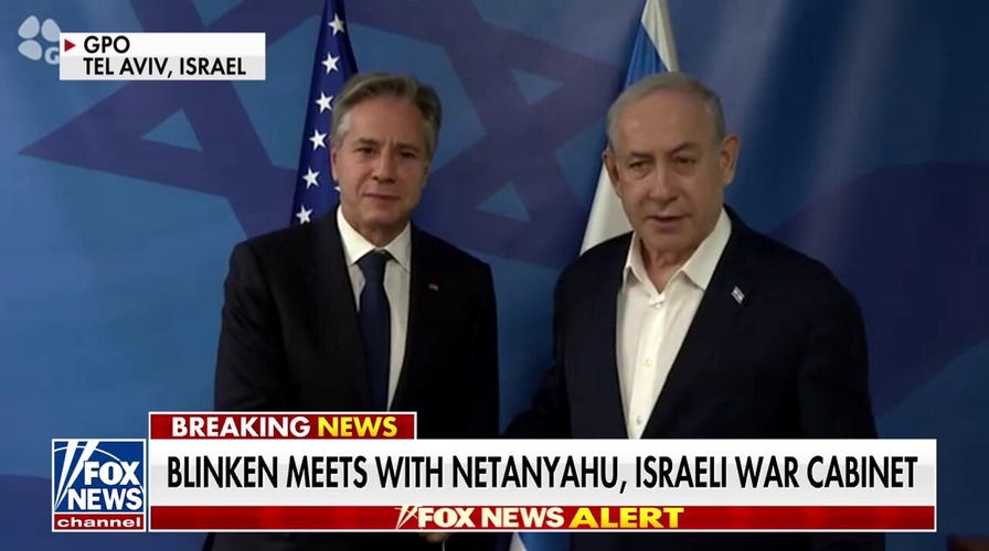 Blinken meets with Netanyahu, Israeli war cabinet in Tel Aviv