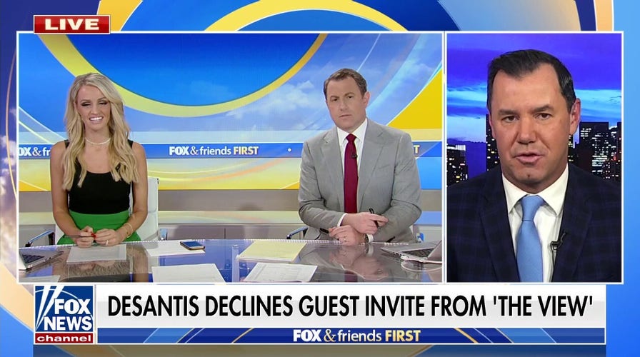 Concha on Ron DeSantis rejecting invitation to go on 'The View': 'Zero upside to giving them ratings'