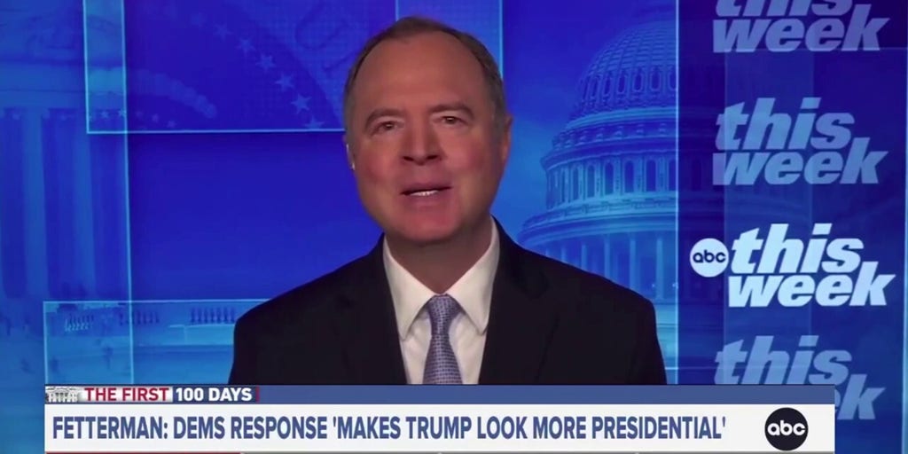 Sen. Schiff says lack of coordinated Democratic response to Trump speech was a 'mistake'