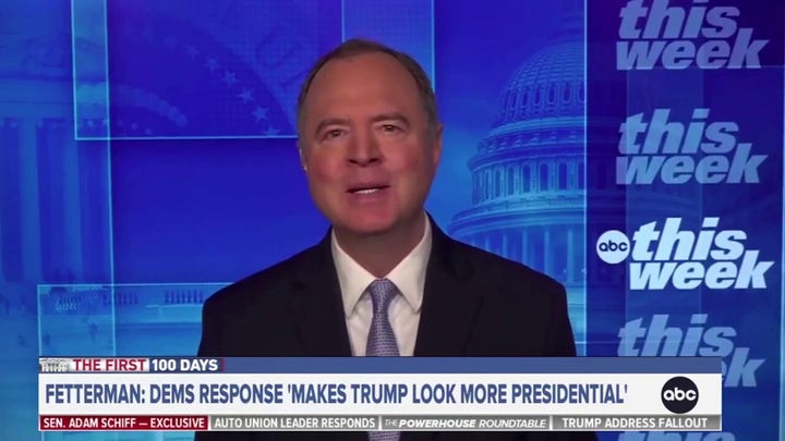 Schiff says lack of coordinated Democratic response to Trump speech was a 'mistake'