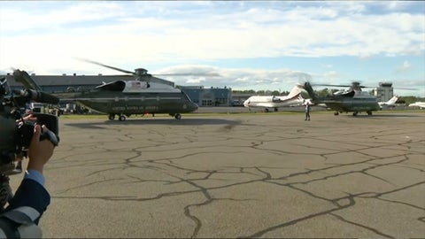 WATCH: Trump talks to reporters en route to the nation's capital - Fox News