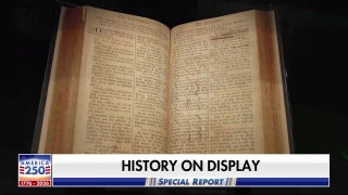 Major historic documents displayed at Mount Vernon